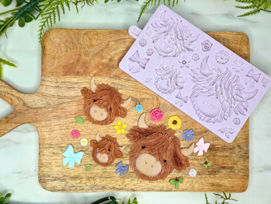 Highland Cow Silicone Mould