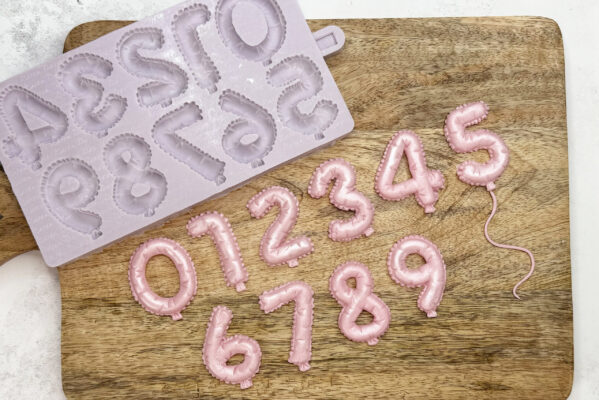 Balloon Numbers Silicone Mould