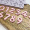 Balloon Numbers Silicone Mould