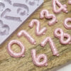 Balloon Numbers Silicone Mould