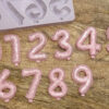 Balloon Numbers Silicone Mould