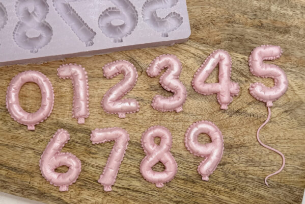 Balloon Numbers Silicone Mould