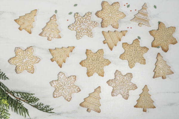 Snowflakes & Christmas Trees Mould